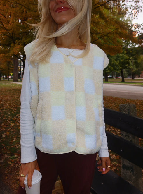Market Mornings Vest // Cloud
